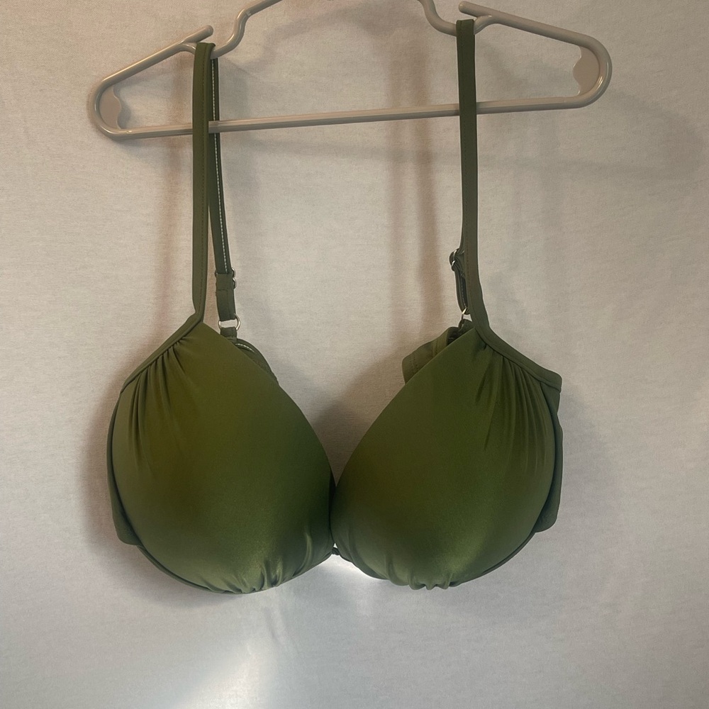 Olive Green FashionNova Swim Top